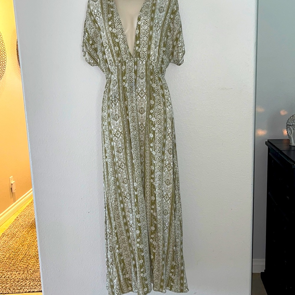 Deep v dress